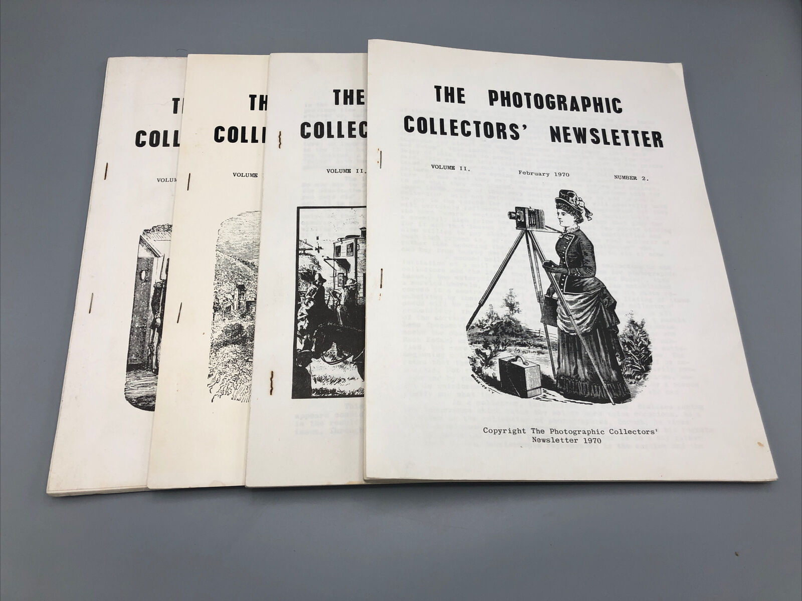The Photographic Collectors' Newsletter 4 Volumes 1970 - 1975 Cameras & More