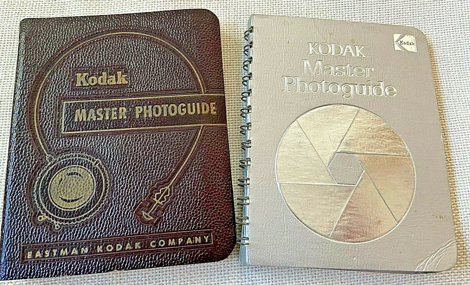 Lot Of 2 Kodak Master Photoguides Booklets From 1951 3rd Printing And 1976